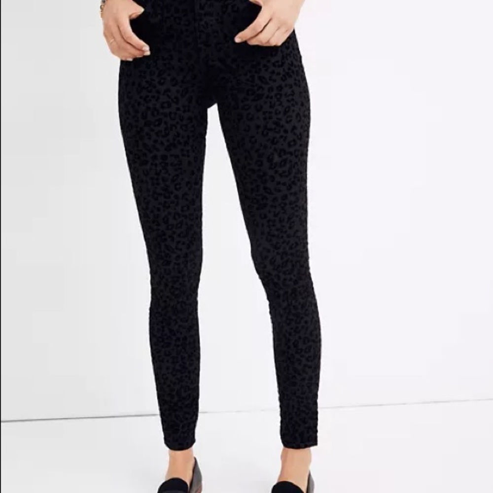 Madewell NWT Animal Print Jeans